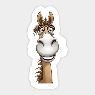 Donkey Professor Sticker